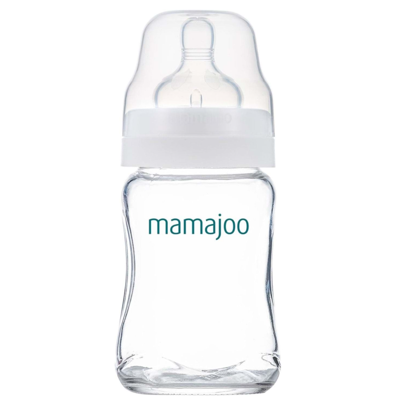 Mamajoo Cam Biberon&Biberon Emziği 180 Ml - No: 1