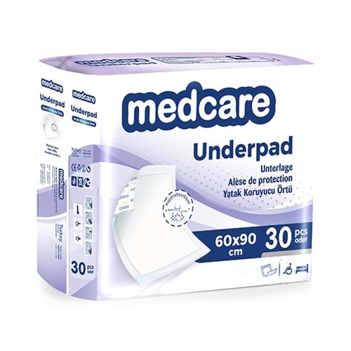 Medcare Yatak Koruyucu Normal Pamuk 60X90 Cm 30 Adet (Mor Pk)