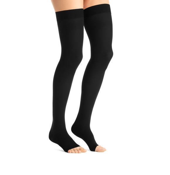 Ven&Fıt 0239 Varis Çorabı Diz Üstü (Agh) Ccl2 Açık Burun Siyah (Xl)