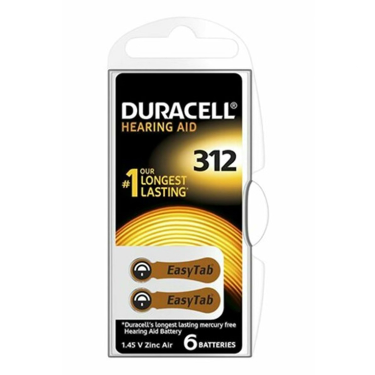 Duracell İşitme Cihazı Pili No: 312 (6 Adet)