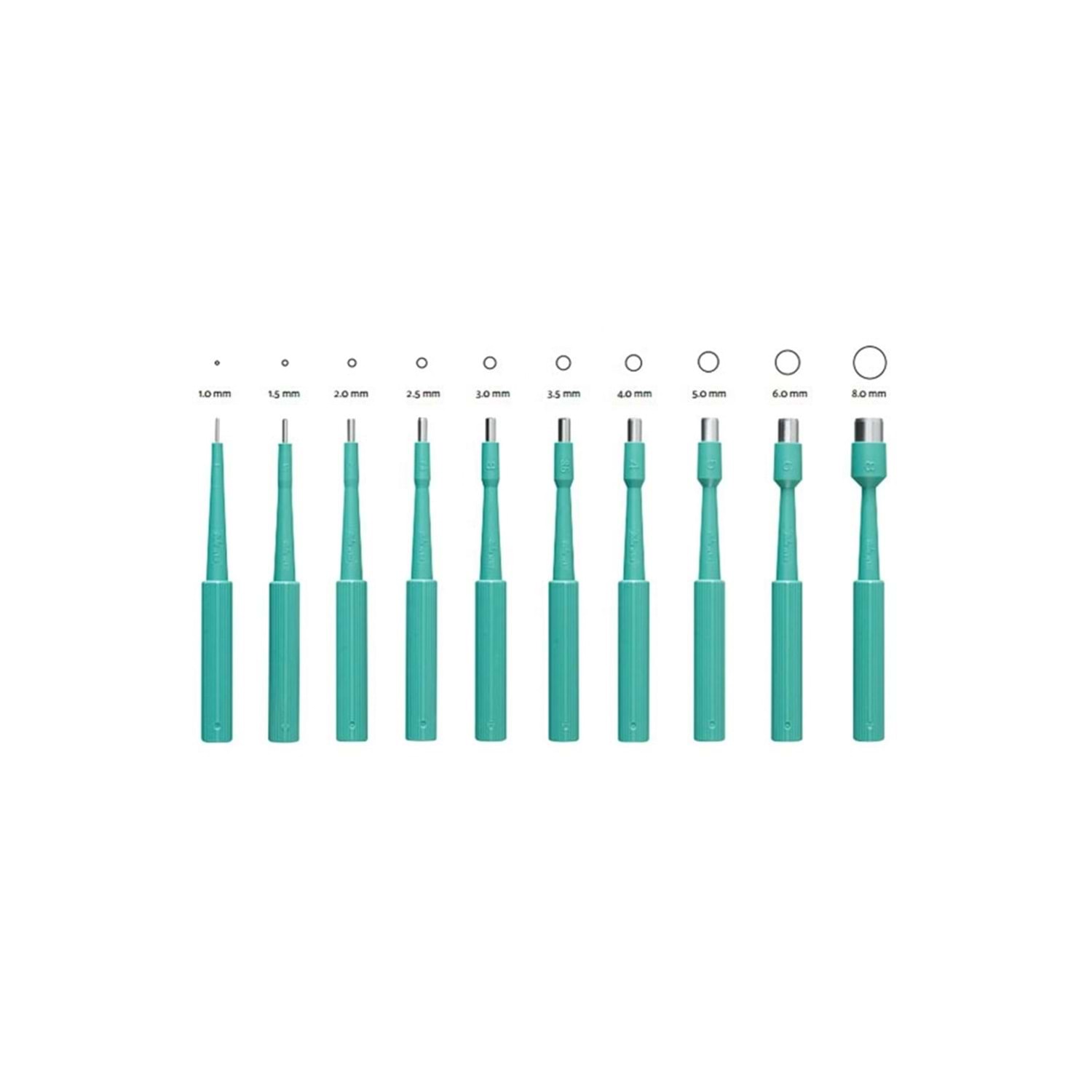 Biyopsi Pançı Paslanmaz Çelik 5.0 mm (10 Adet)