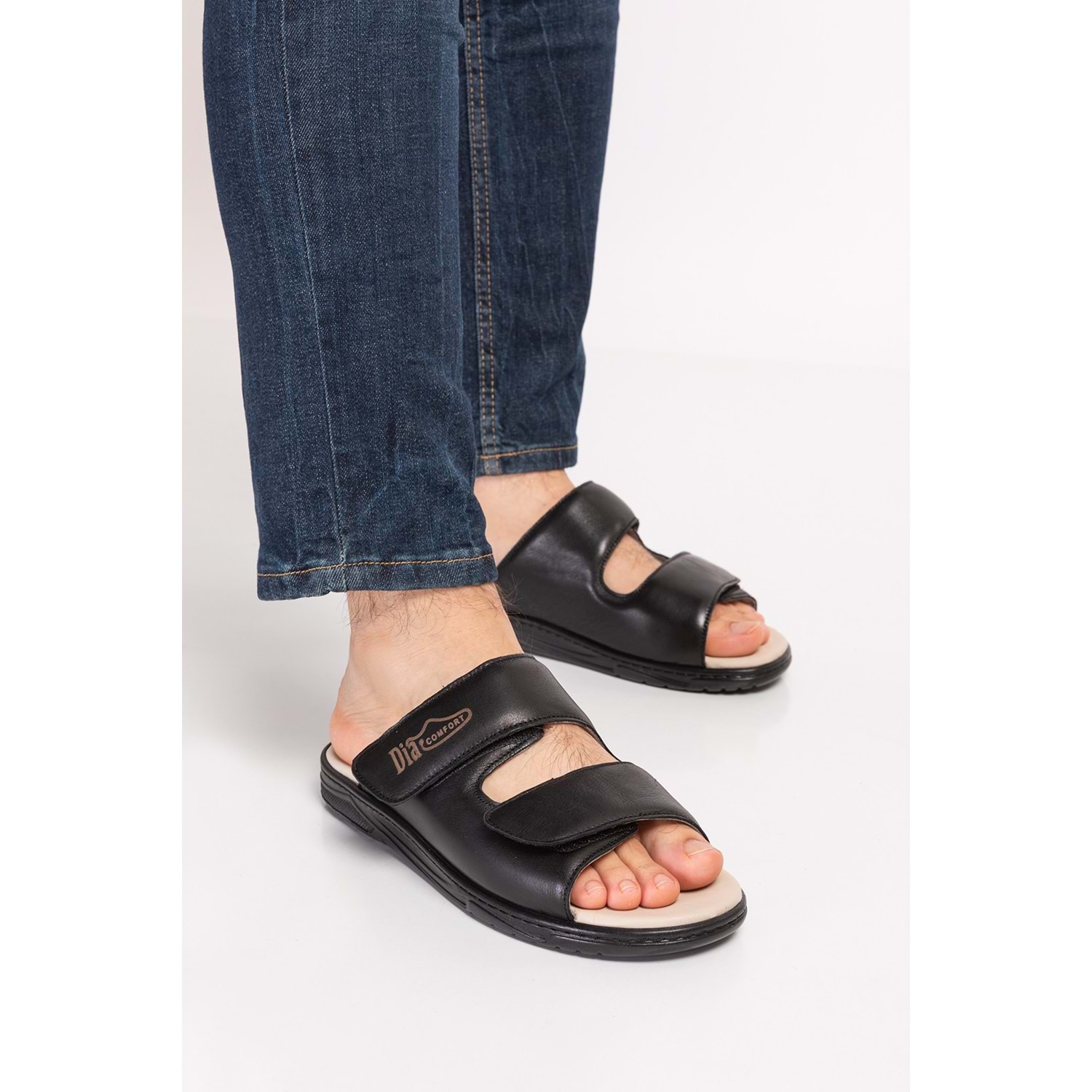 Dia Comfort Ortopedik Erkek Terlik - Siyah - 40