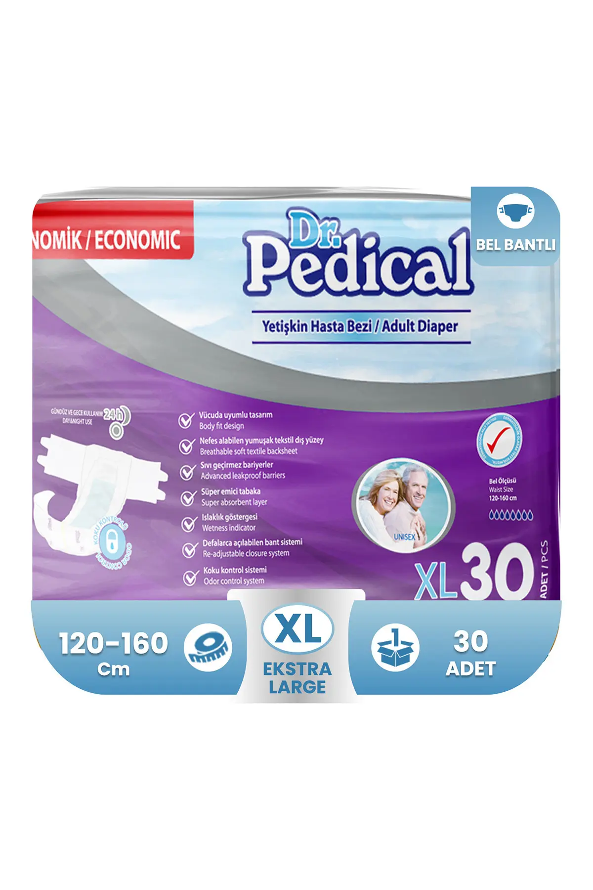 Dr. Pedical Hasta Bezi Külot XLarge 30 Adet