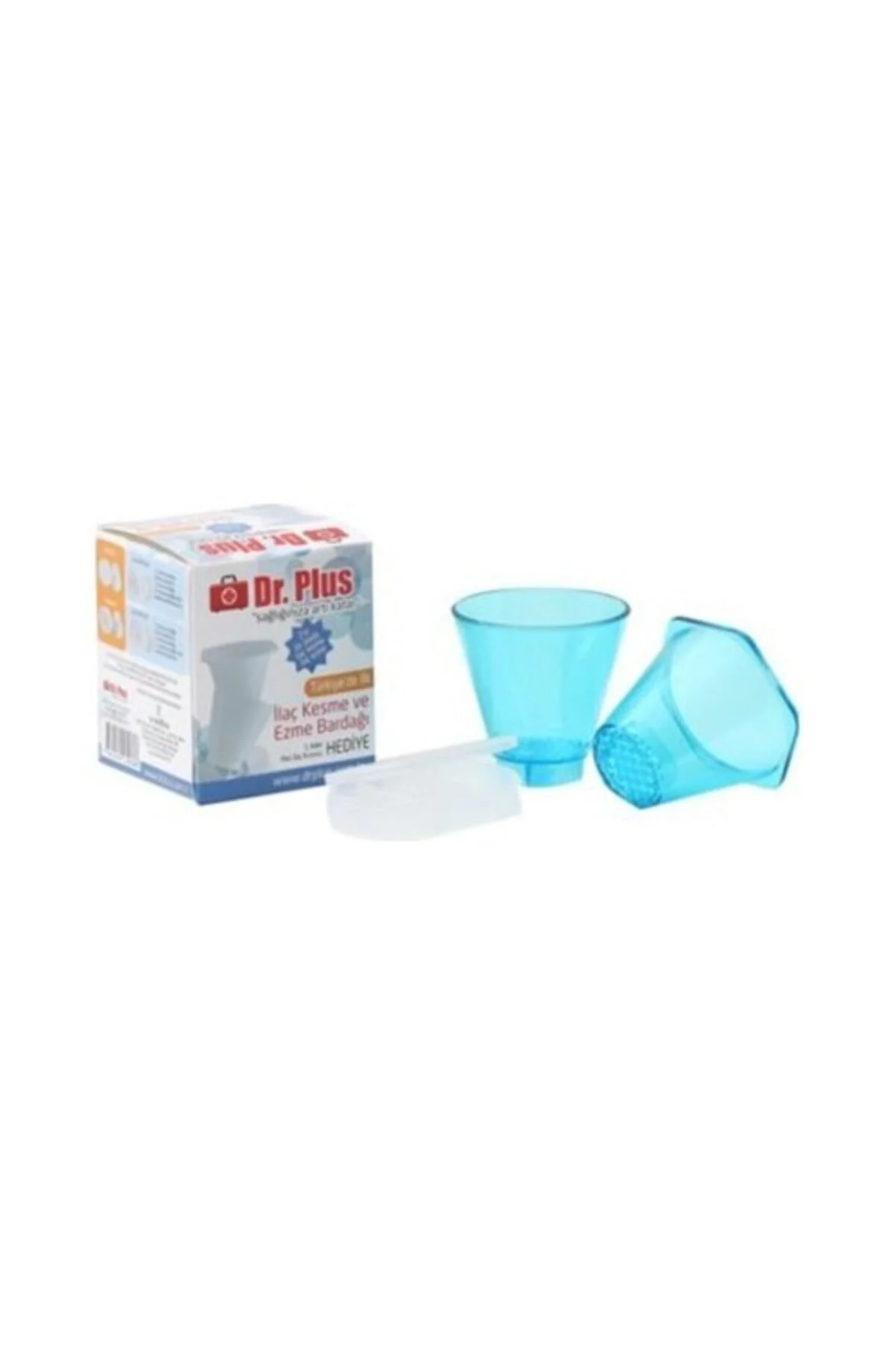 Dr. Plus İlaç Kesme ve Ezme Bardağı