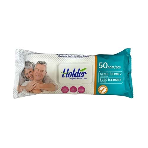Holder Vücut Temizleme Havlusu 50 Adet (25x25)