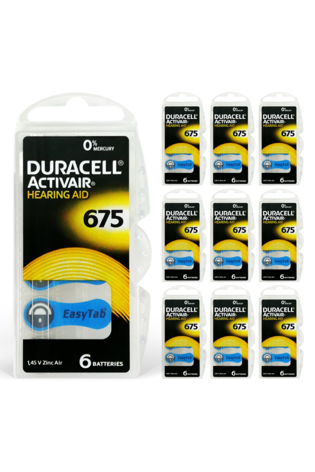 Duracell İşitme Cihazı Pili No: 675 (6 Adet)