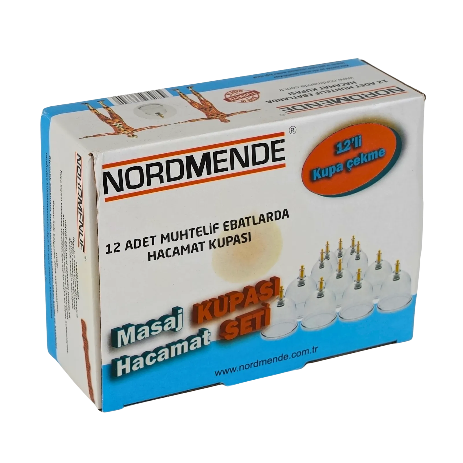 Nordmende Hacamat Masaj Kupa Seti 12 Adet