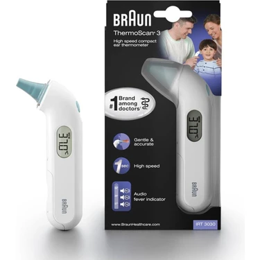 Braun Kulaktan Ateş Ölçer IRT3030