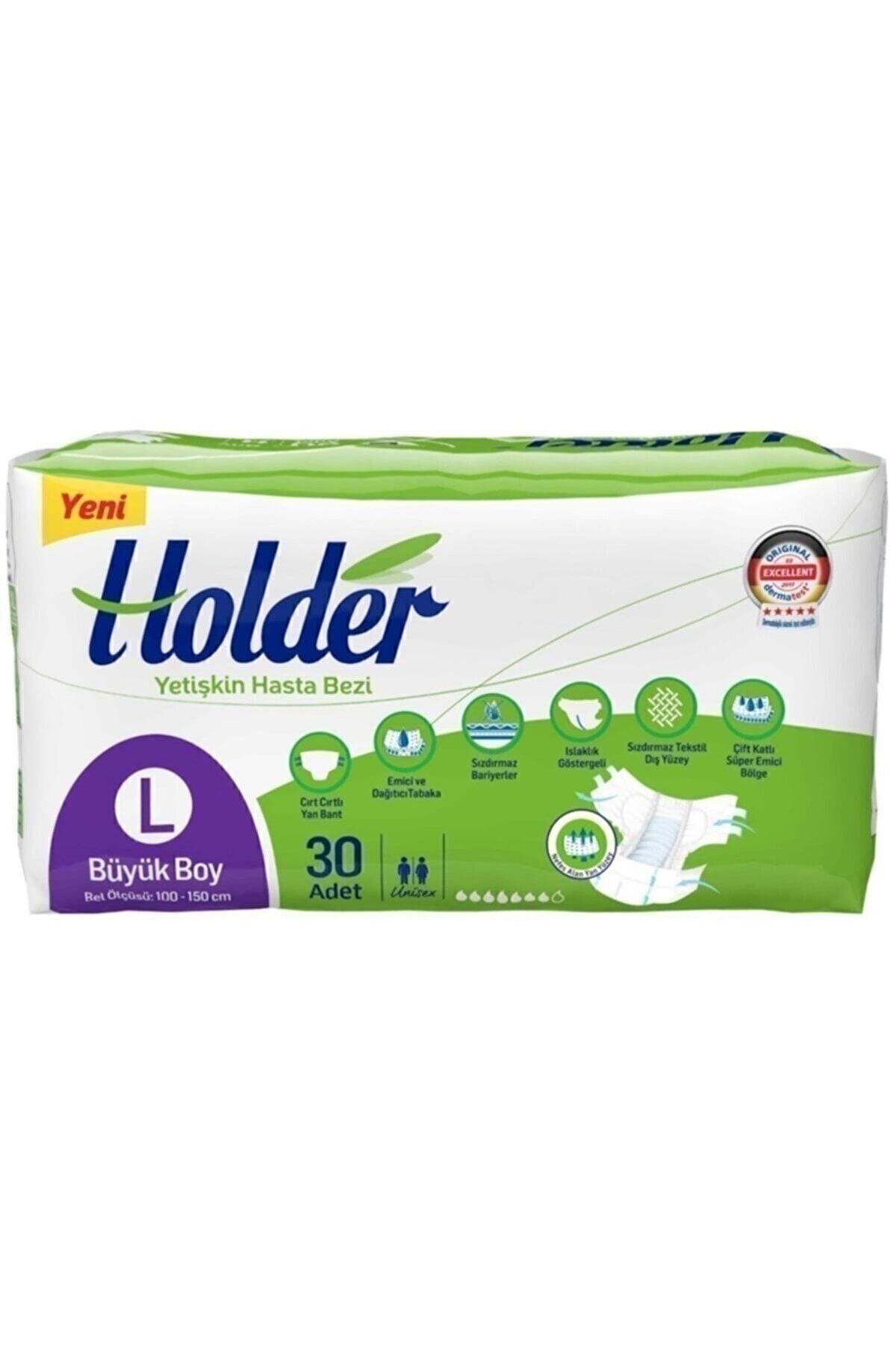 Holder Hasta Bezi Bağlamalı 30 Adet Büyük