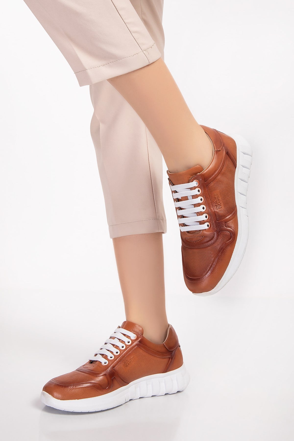 Dia Comfort Ortopedik Spor Diyabetik Ayakkabı - Taba - 36
