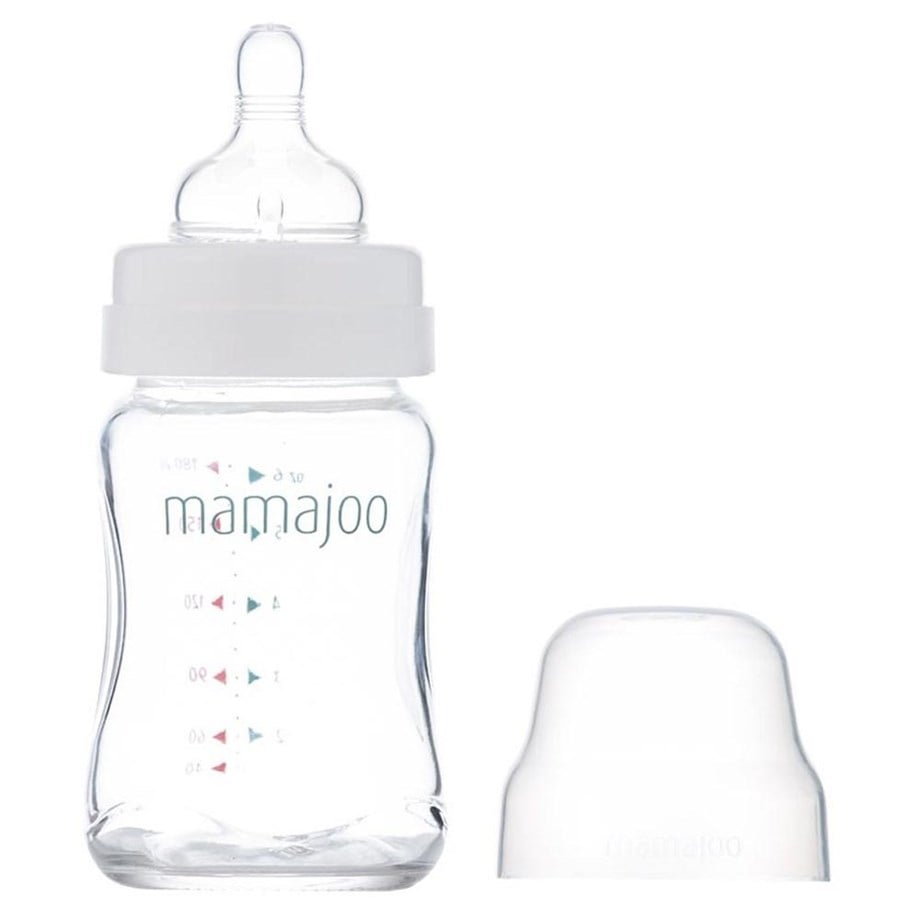 Mamajoo Cam Biberon&Biberon Emziği 180 Ml - No: 1