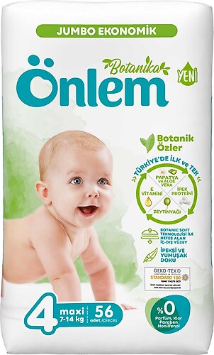 Önlem Çocuk Bezi Bağlamalı No:4 56 Adet
