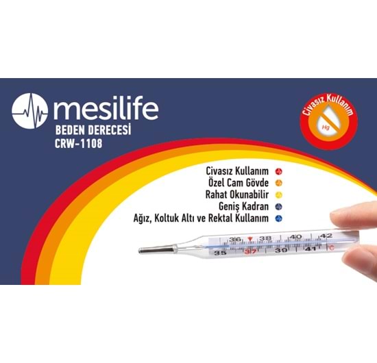Mesilife Beden Derecesi Çubuk Ateş Ölçer M/CR.W00