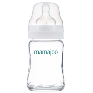 Mamajoo Cam Biberon&Biberon Emziği 180 Ml - No: 1
