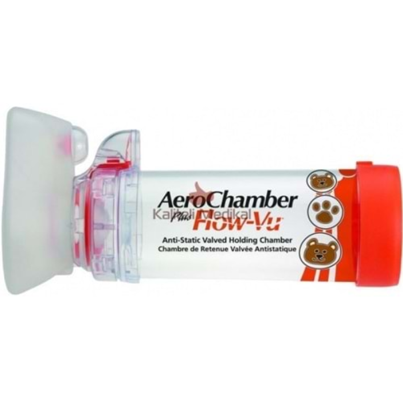 Aero Chamber Plus Flow-Vu - Turuncu