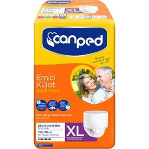 Canped Külotlu Hasta Bezi 30 Adet XLarge