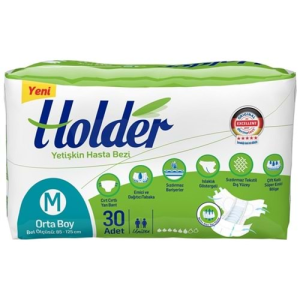 Holder Hasta Bezi Bağlamalı 30 Adet Medium