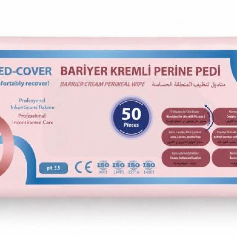 Med-Cover Bariyer Kremli Perine Pedi 50 Adet (Y)