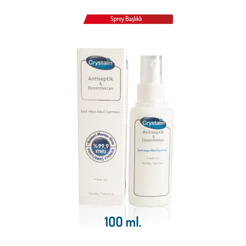 Crystalin Antiseptik&Dezenfektan 100 Ml