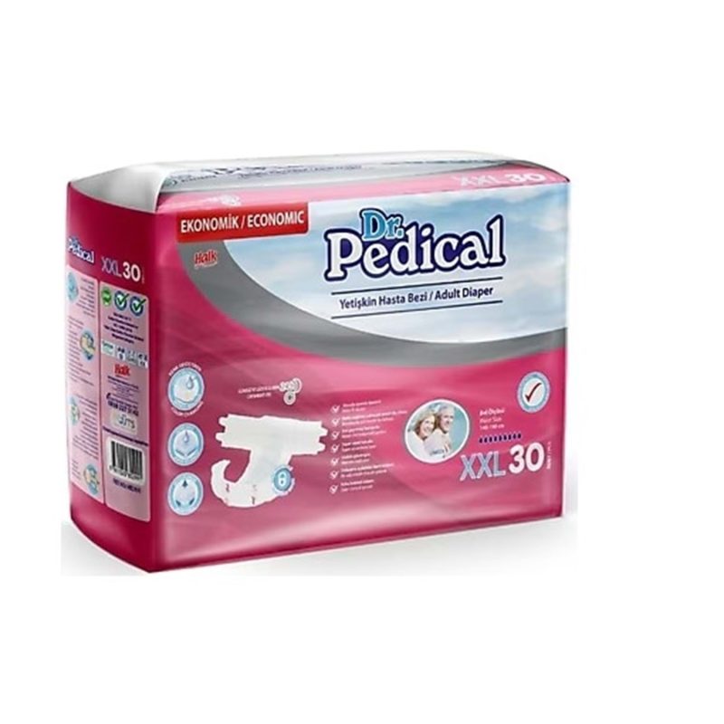 Dr. Pedical Hasta Bezi Bağlamalı XLarge 30 Adet