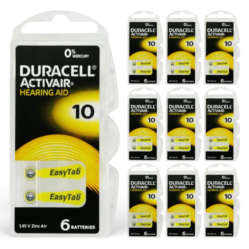 Duracell İşitme Cihazı Pili No: 10 (6 Adet)