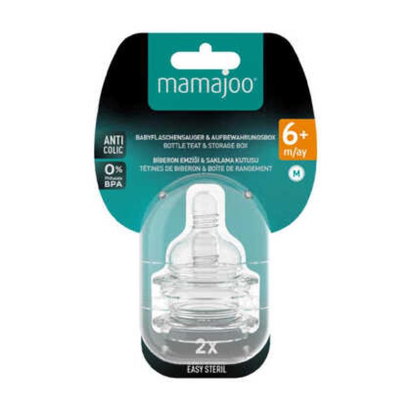 Mamajoo Biberon Emziği (İkili) No: 2 - 6 Ay