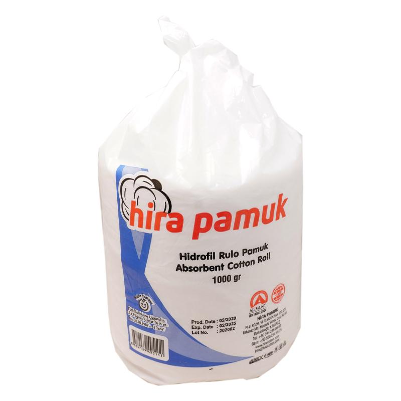 Hira Hidrofil Rulo Pamuk 1000 Gr