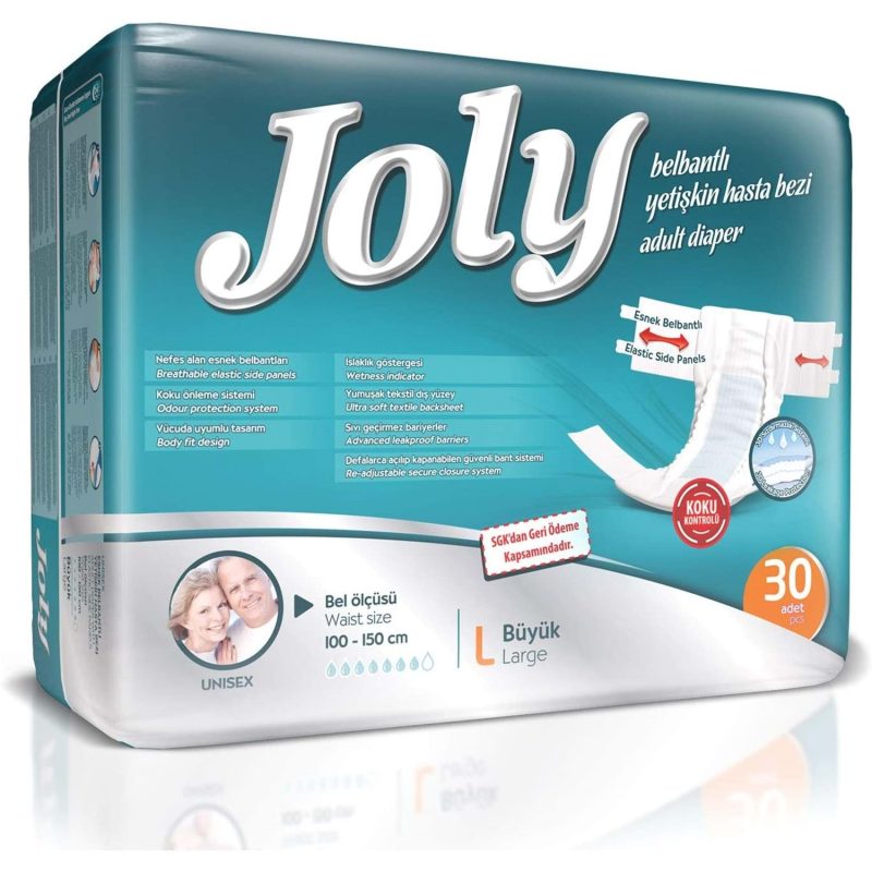Joly Bağlamalı Hasta Bezi 30 Adet Large