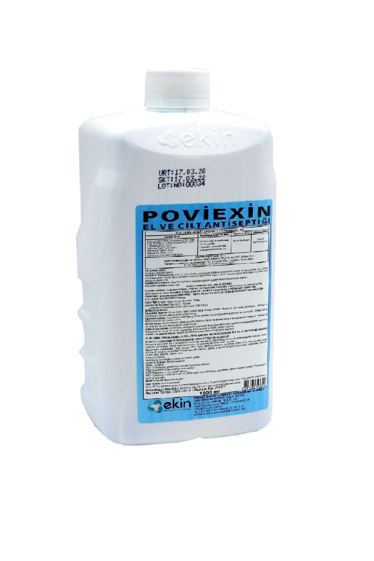 Povıexın Kimyasal El Ve Cilt Dezenfektanı 1 Litre