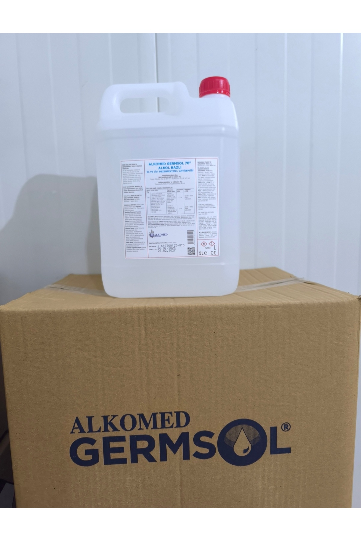 EL VE CİLT DEZENFEKTANI 5 LİTRE ALKOMED