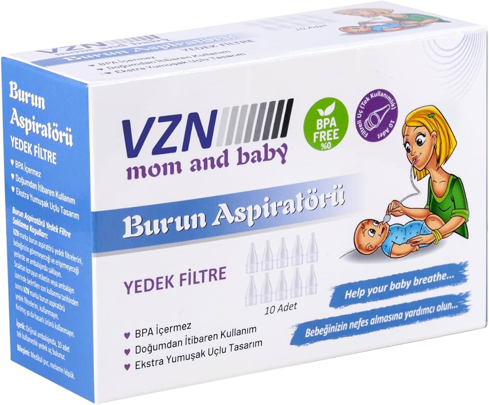 Vzn Bebek Burun Aspiratörü Yedek Ucu 10 Adet